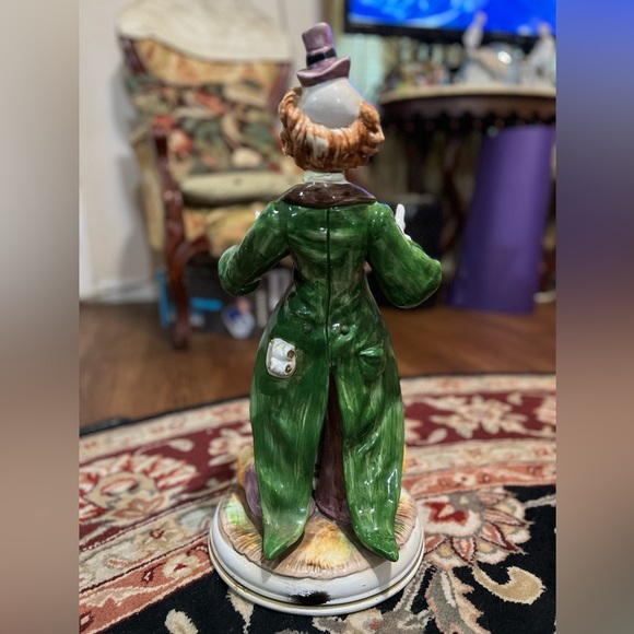 2 CAPODIMONTE ANTIQUE CLOWNS. Made in Italy - Picture 4 of 8